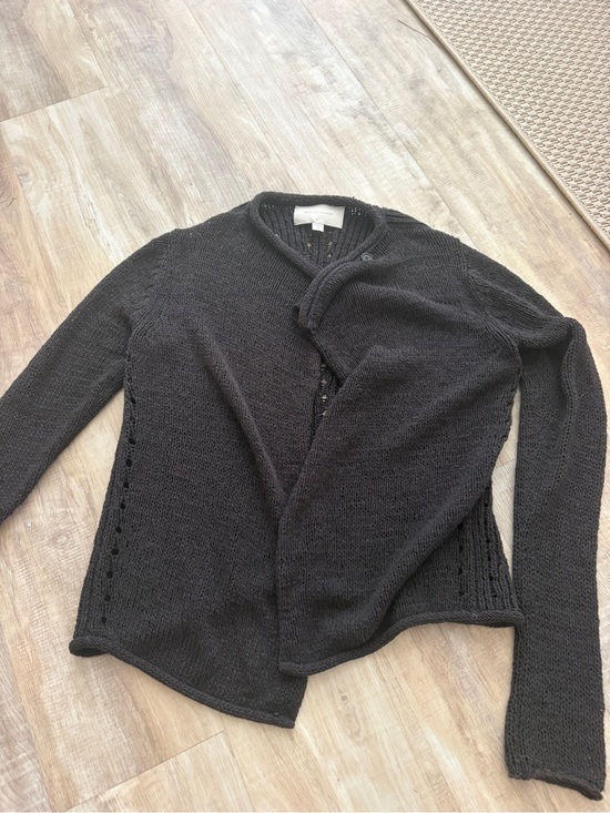 Brochu Walker Sweaters - Brochu Walker Black Open-Front Knit Cardigan